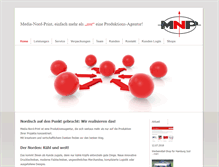 Tablet Screenshot of media-nord-print.de